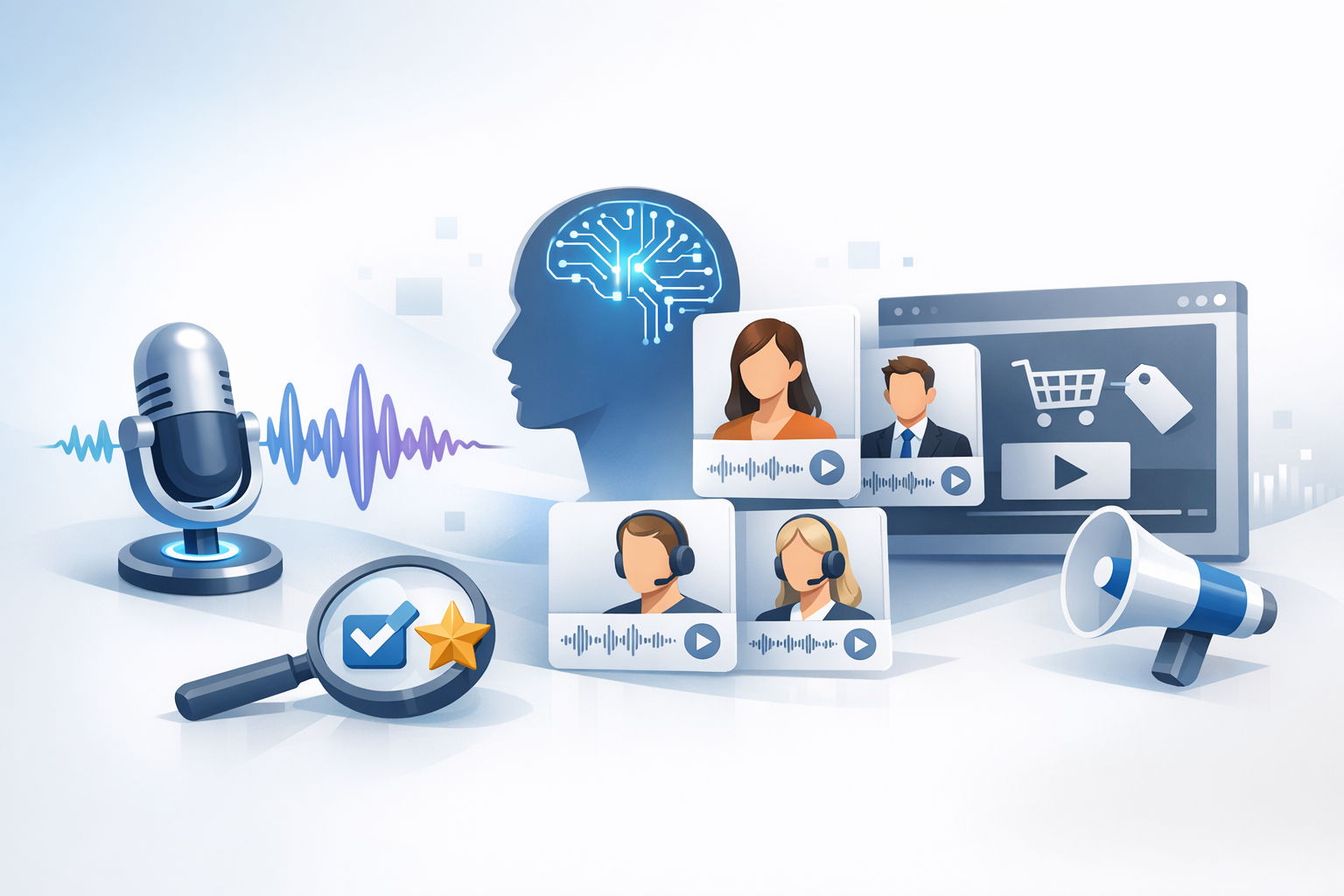 Beste KI Stimme für Verkaufsvideos finden