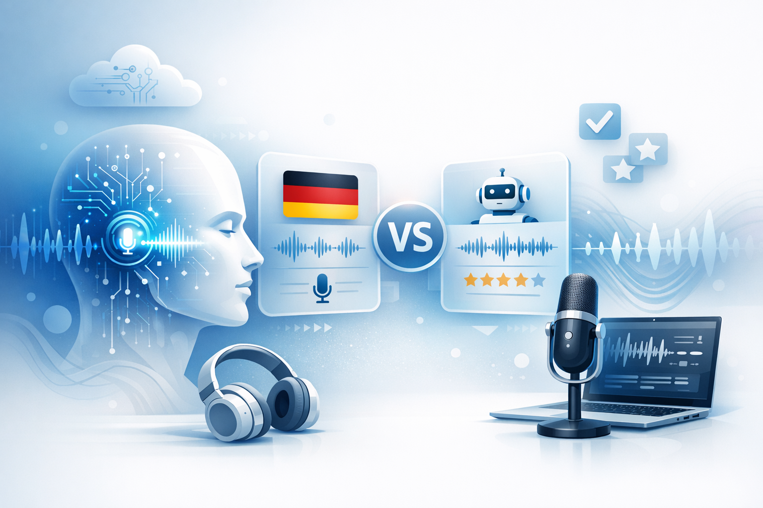 Beste KI Stimmen Software Deutsch im Vergleich