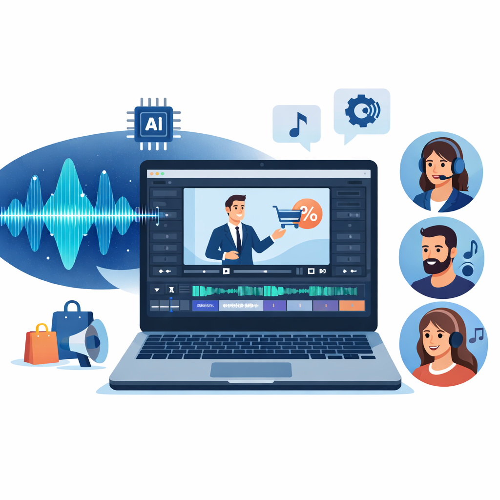 Beste KI Stimme für Verkaufsvideos finden — illustration 1