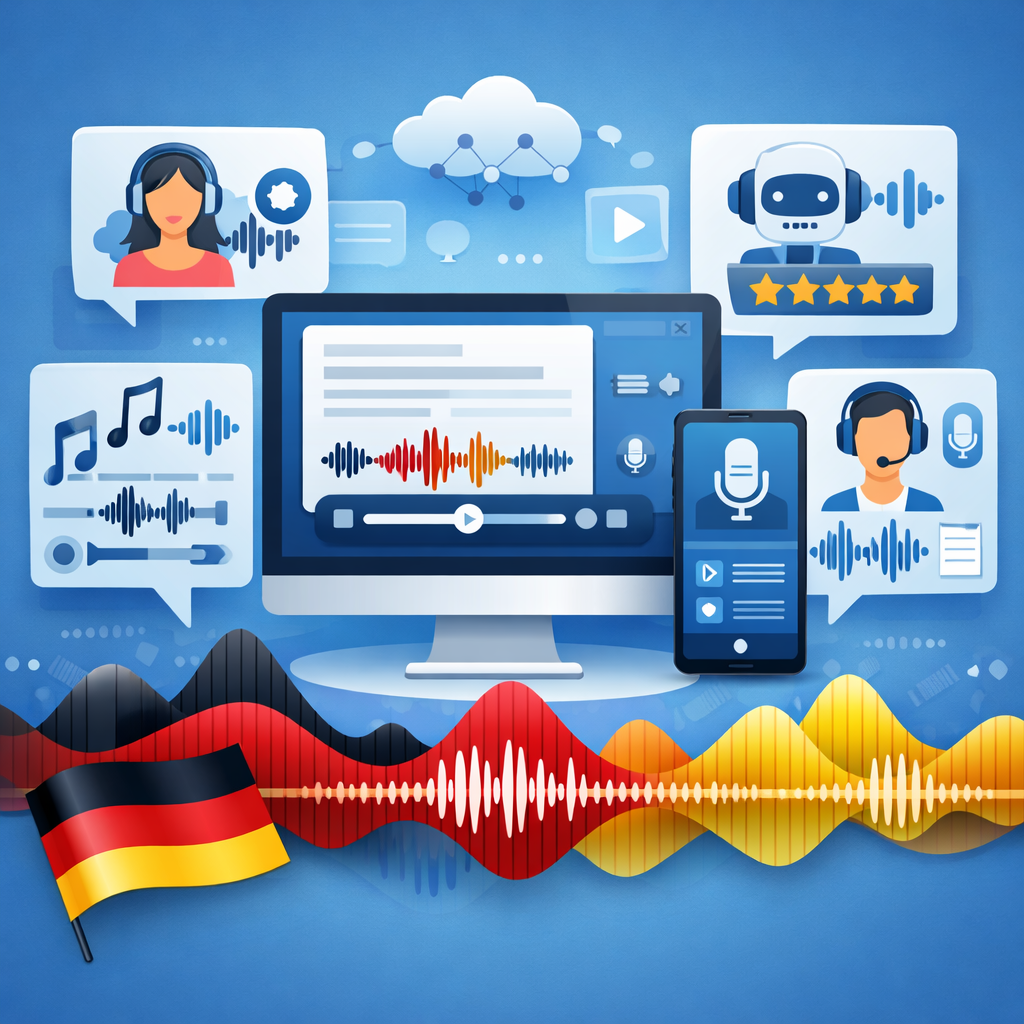 Beste KI Stimmen Software Deutsch im Vergleich — illustration 1