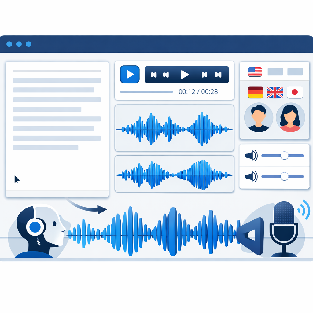 AI Voce: Create Natural Voiceovers Online — illustration 1