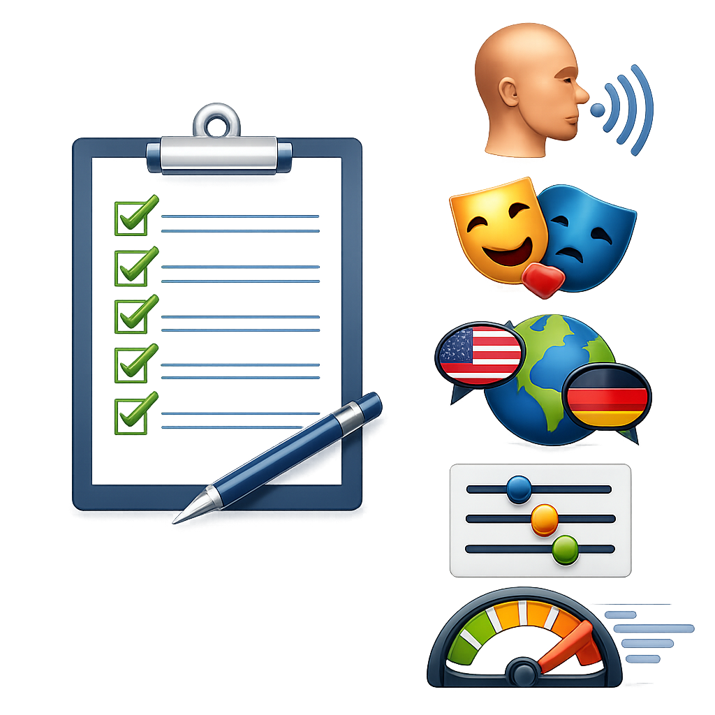 Beste KI Stimme für Verkaufsvideos finden — illustration 5